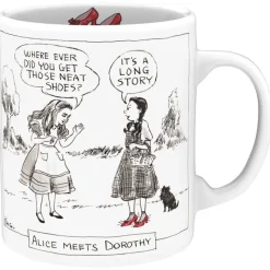 New York Puzzle The New Yorker Magazine | Alice Meets Dorothy Mug 15oz Mug
