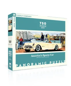 New York Puzzle Sports & Leisure | Classic Cars | America's Sports Car 750 Piece Jigsaw Puzzle