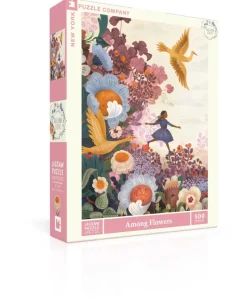 New York Puzzle Spring, Easter & Summer | Botanical, Garden & Farm | Among Flowers 500 Piece Jigsaw Puzzle