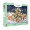 New York Puzzle Whimsical | Christmas & Winter | Around the Christmas Tree 500 Piece Jigsaw Puzzle