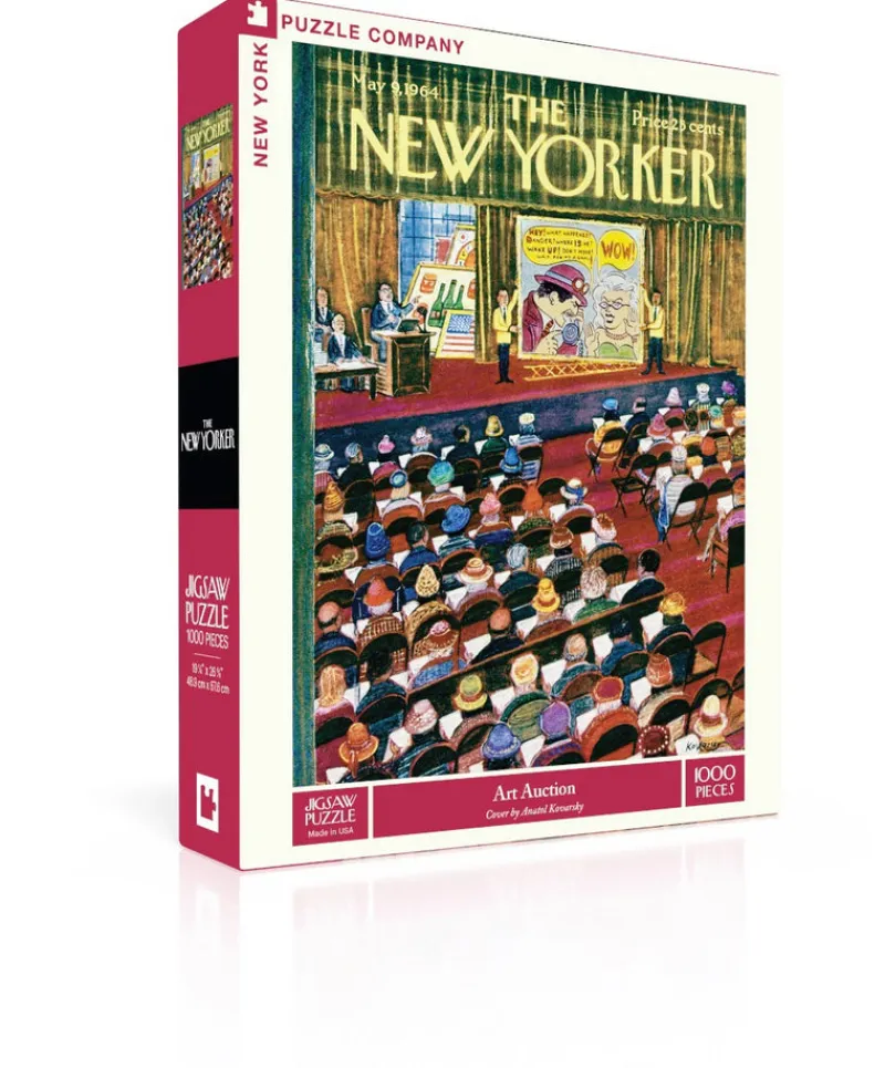 New York Puzzle Collections, Collage & Busy Scenes | Museum, Theatre, Arts & Music | Art Auction 1000 Piece Jigsaw Puzzle