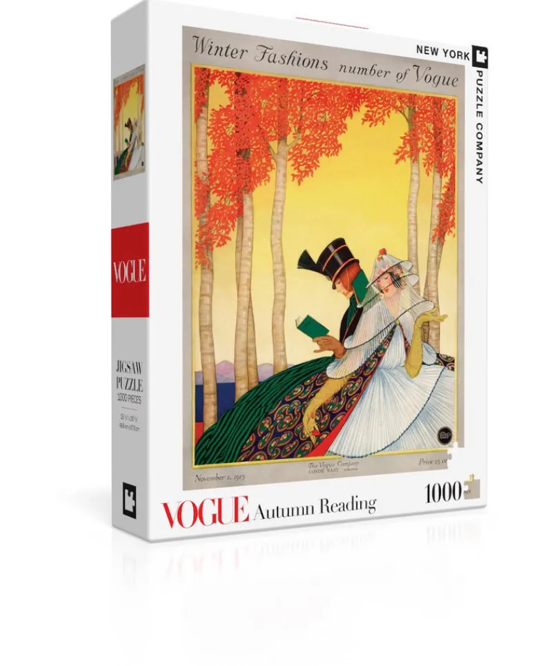 New York Puzzle Fashion | Books & Reading | Autumn Reading 1000 Piece Jigsaw Puzzle