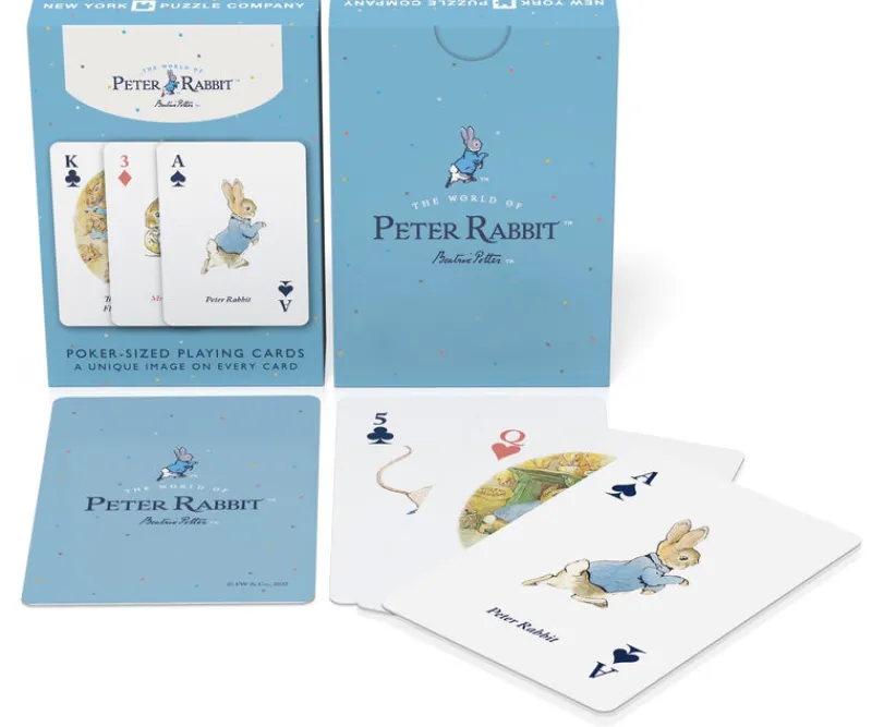New York Puzzle Peter Rabbit | Beatrix Potter Playing Cards Single Standard Deck