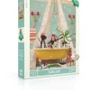 New York Puzzle Whimsical | Pets | Bubble Bath 1000 Piece Jigsaw Puzzle