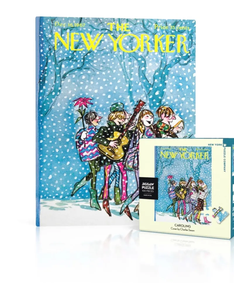 New York Puzzle Museum, Theatre, Arts & Music | Christmas & Winter | Caroling Mini 100 Piece Mini Puzzle