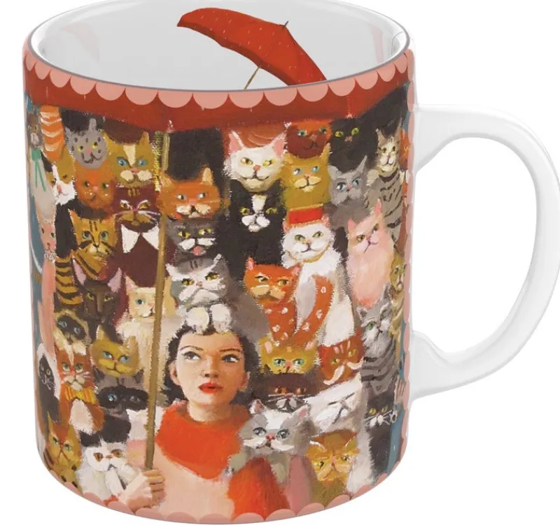 New York Puzzle Janet Hill | Cat Countess Mug 15oz Mug