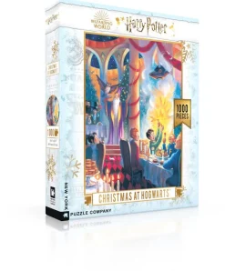New York Puzzle Fantasy & Space Travel | Christmas & Winter | Christmas at Hogwarts 1000 Piece Jigsaw Puzzle