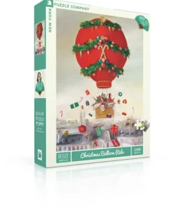 New York Puzzle Christmas & Winter | Christmas Balloon Ride 500 Piece Jigsaw Puzzle