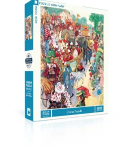 New York Puzzle Museum, Theatre, Arts & Music | Collections, Collage & Busy Scenes | Circus Parade 1000 Piece Jigsaw Puzzle