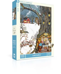 New York Puzzle Whimsical | Christmas & Winter | Cold Hollow 1000 Piece Jigsaw Puzzle