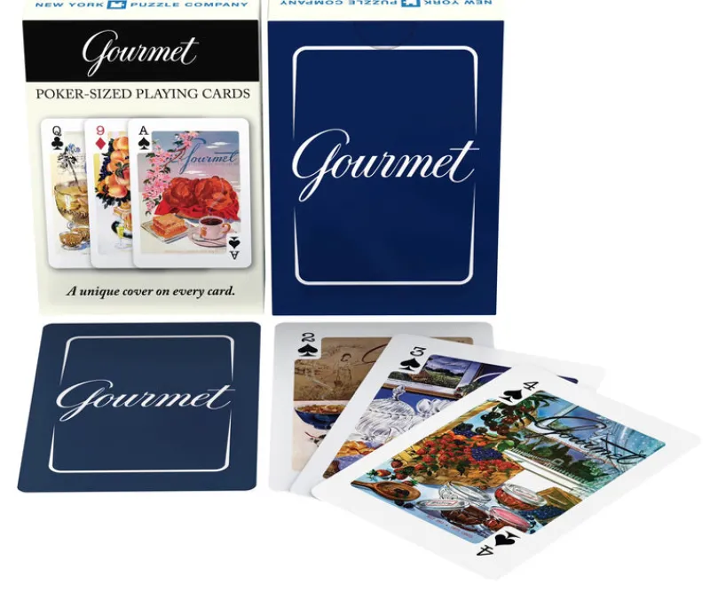 New York Puzzle Gourmet Magazine | Gourmet Playing Cards Single Standard Deck