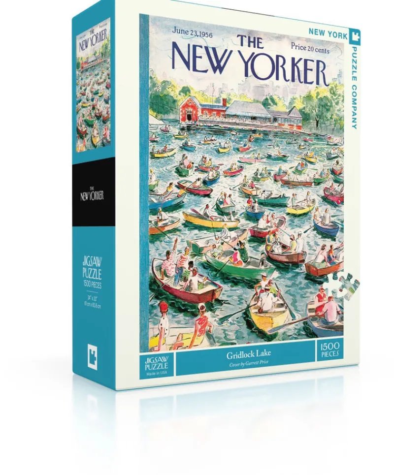 New York Puzzle Sports & Leisure | Nautical, Coastal & Ocean Life | Gridlock Lake 1500 Piece Jigsaw Puzzle