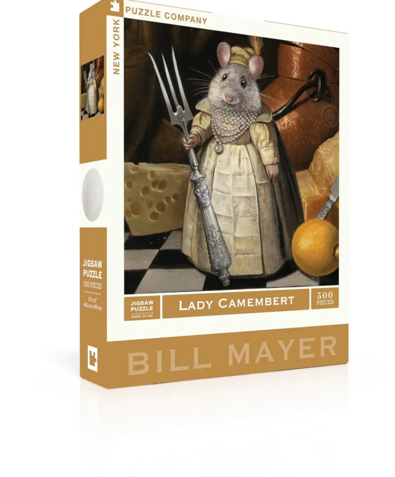 New York Puzzle Fantasy & Space Travel | Lady Camembert 500 Piece Jigsaw Puzzle