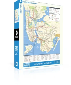New York Puzzle Travel, Maps & Cities | New York City | New York Subway Map 500 Piece Jigsaw Puzzle