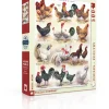 New York Puzzle Botanical, Garden & Farm | Birds & Wildlife | Poules ~ Poultry 500 Piece Jigsaw Puzzle