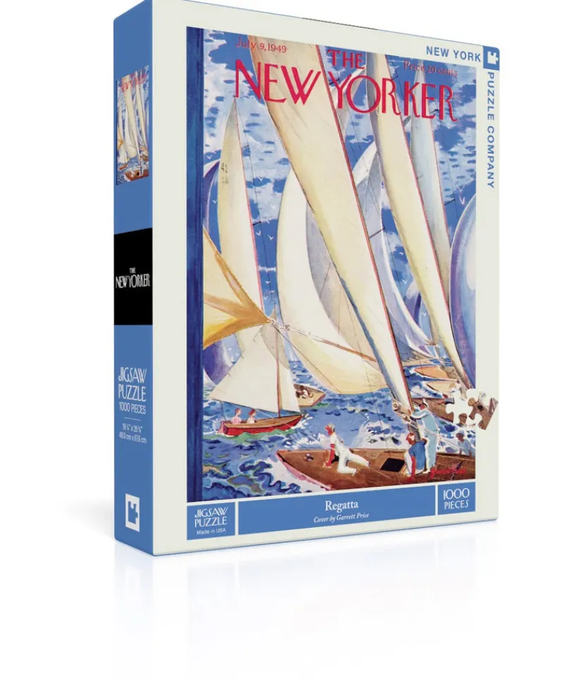 New York Puzzle Sports & Leisure | Nautical, Coastal & Ocean Life | Regatta 1000 Piece Jigsaw Puzzle