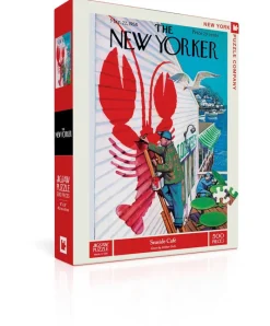 New York Puzzle Nautical, Coastal & Ocean Life | Food & Drink | Seaside Café 500 Piece Jigsaw Puzzle