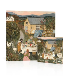 New York Puzzle Food & Drink | September Harvest Mini 100 Piece Mini Puzzle