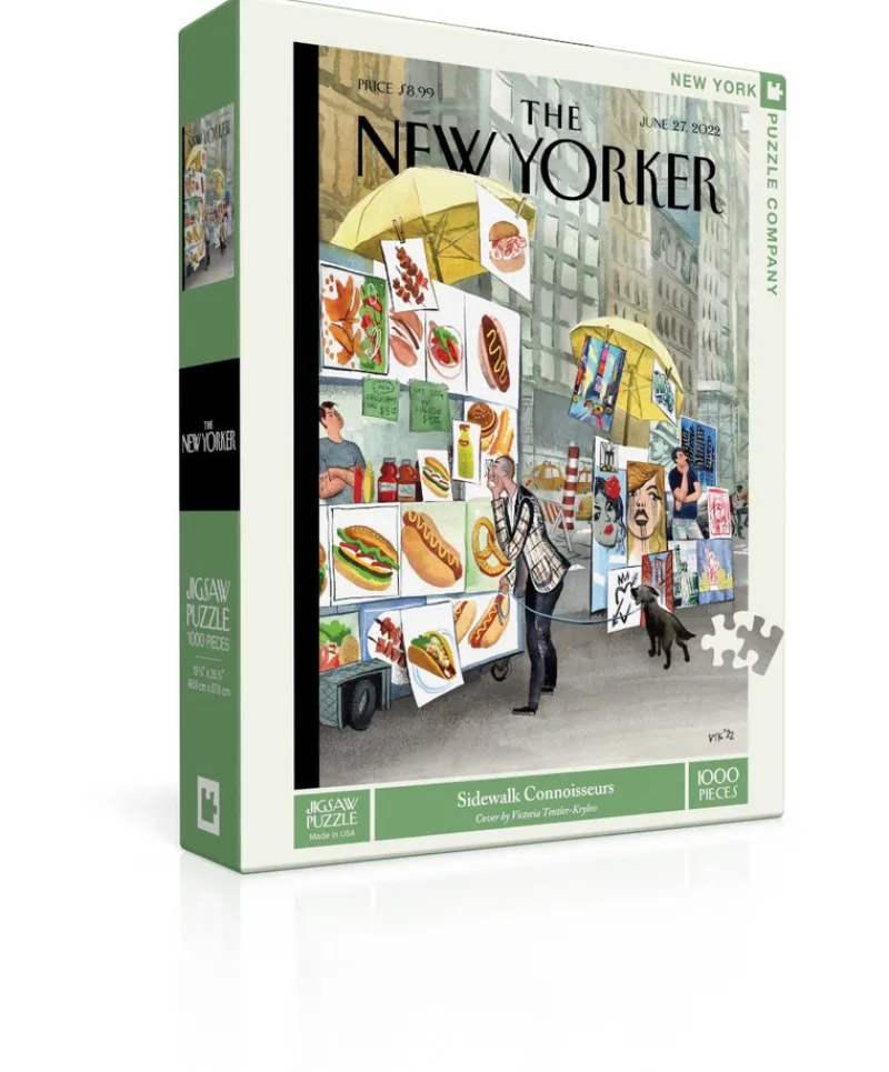 New York Puzzle Pets | New York City | Sidewalk Connoisseurs 1000 Piece Jigsaw Puzzle
