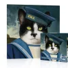 New York Puzzle Pets | Fantasy & Space Travel | Simon - Sailor Cat Mini 100 Piece Mini Puzzle
