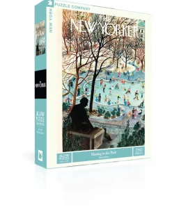 New York Puzzle Sports & Leisure | New York City | Skating in the Park 750 Piece Jigsaw Puzzle