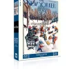 New York Puzzle Sports & Leisure | New York City | Sledding in the Park 500 Piece Jigsaw Puzzle