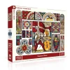 New York Puzzle Museum, Theatre, Arts & Music | Collections, Collage & Busy Scenes | Stained Glass 1000 Piece Jigsaw Puzzle