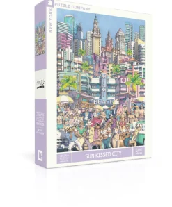 New York Puzzle Travel, Maps & Cities | Collections, Collage & Busy Scenes | Sun Kissed City 500 Piece Jigsaw Puzzle