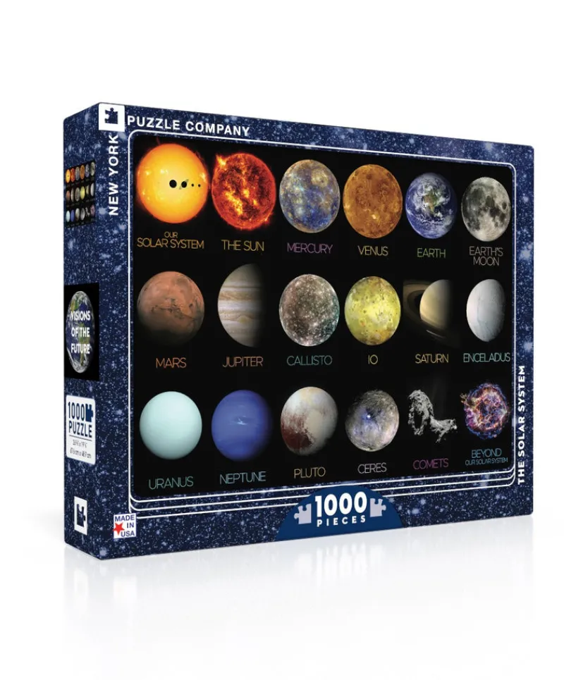 New York Puzzle Fantasy & Space Travel | Collections, Collage & Busy Scenes | The Solar System 1000 Piece Jigsaw Puzzle