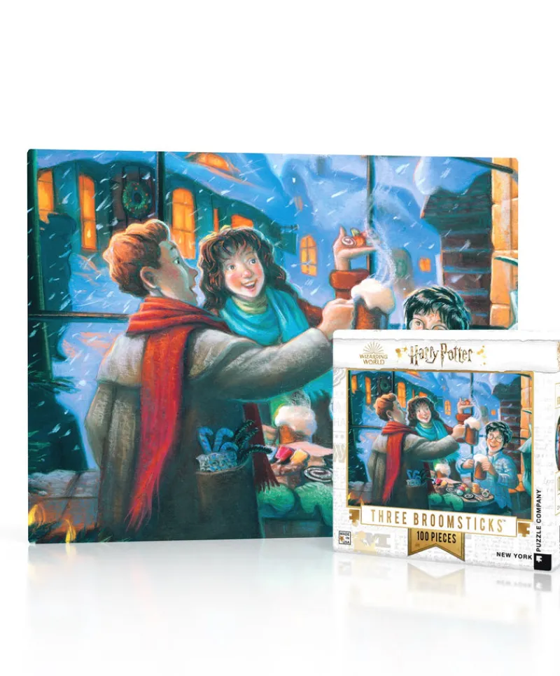 New York Puzzle Fantasy & Space Travel | Christmas & Winter | Three Broomsticks Mini 100 Piece Mini Puzzle