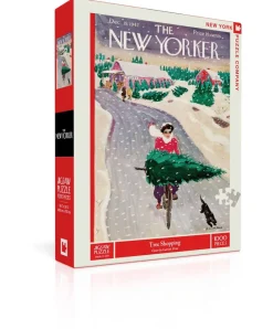 New York Puzzle Mountains, Valleys & Plains | Pets | Tree Shopping 1000 Piece Jigsaw Puzzle