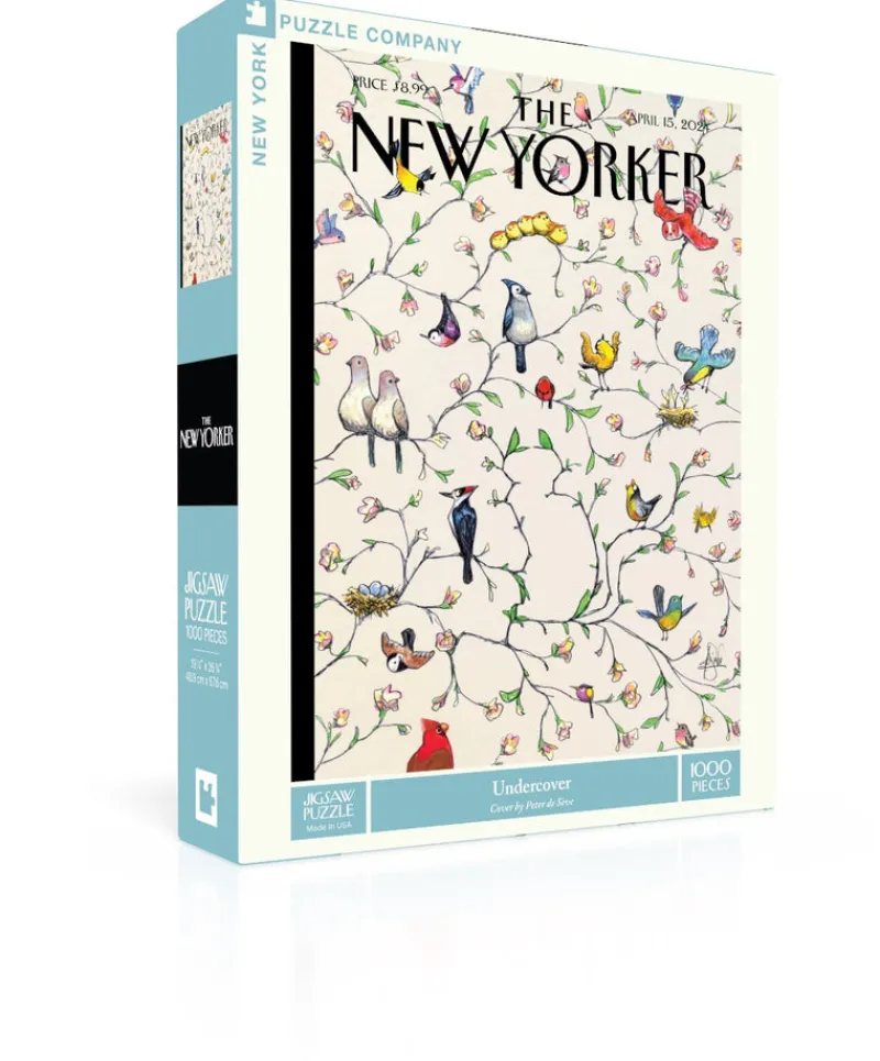 New York Puzzle Collections, Collage & Busy Scenes | Books & Reading | Undercover 1000 Piece Jigsaw Puzzle