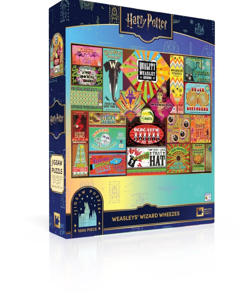 New York Puzzle Fantasy & Space Travel | Books & Reading | Weasleys' Wizard Wheezes 1000 Piece Jigsaw Puzzle